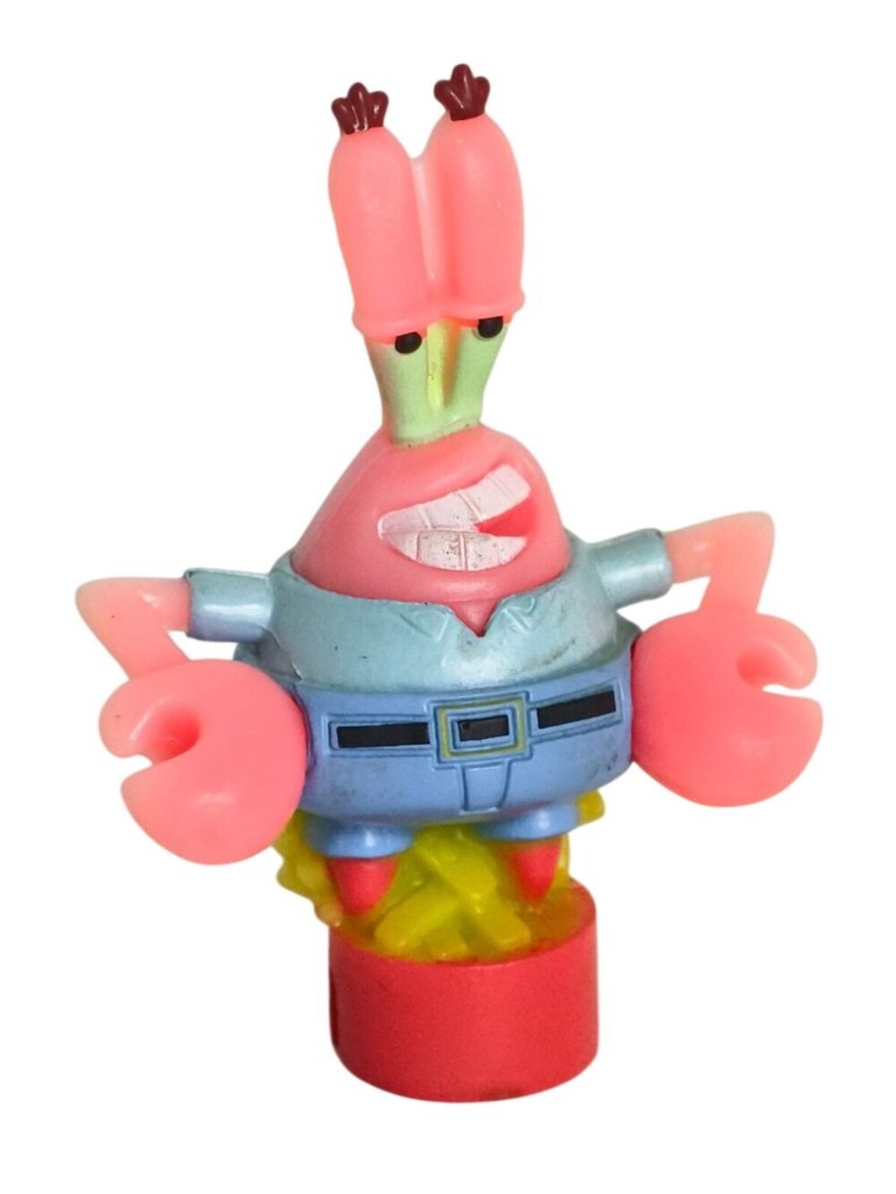 SpongeBob SquarePants Mr. Krabs 2" Mini Figurine Collectible Toy Nickelodeon HTF